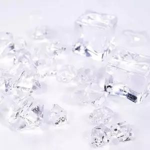 [골드스마일]투명 플라스틱 얼음 조각 24개 입체 장식 인테리어 소품 세트