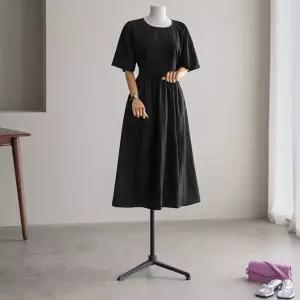 (안나앤플러스) 아브 바스락 퍼프 원피스[드레스EFU97] 빅사이즈