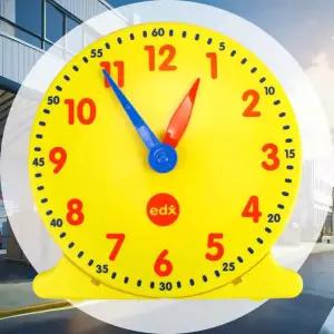 시계놀이 대형 1p 시간공부 교육용 숫자공부 시계모형 시계보는법 사고력