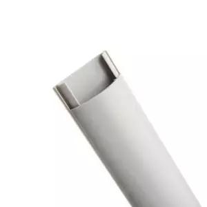 [콩심팥심]전기공사용 반원형 전선배관 그레이 미드사이즈 플라스틱 커버