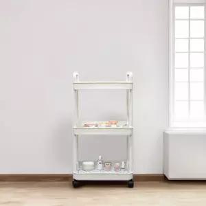 비엠포엠 트롤리 이동식선반 미니 카트 미용실트레이 틈새선반 바퀴선반 주방선반 조립식선반