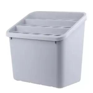 국산 우산꽂이 우산정리함 15구 그레이 업소용 우산 보관함 우산통 카페 사무실 우산꽃이 업소