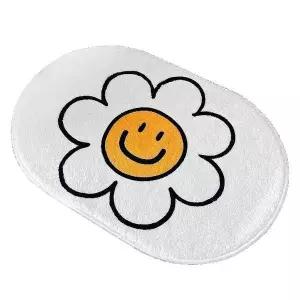 [콩심팥심]플라워 발매트 현관 거실 주방 침실 논슬립 매트 소형 베란다