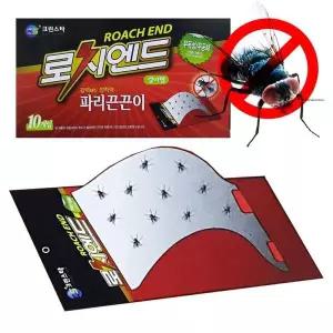 [콩심팥심]로치엔드 벽걸이형 해충 파리끈끈이 10개