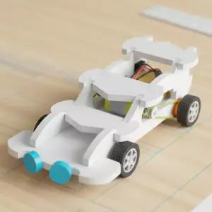 스톰 창작용 고무동력전달 자동차 만들기 조립 관찰 장치 모터 장력원리 (일반형 1인용)