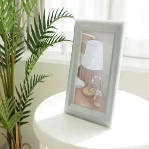 스탠드 스냅액자 4R 은색 4344 앤틱액자 테이블액자