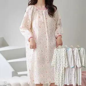 [로즈엘리]시원한 요루면 롱원피스 잠옷 여름 홈웨어 원피스 4컬러 2026