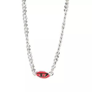 남성 Logo 팬던트 체인 Stainless Steel 목걸이(DX1446040)