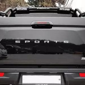 [콩심팥심]렉스턴스포츠 카본스타일 트렁크 포인트 가니쉬