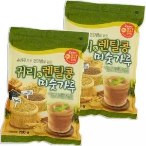미숫가루 보리 귀리 렌틸콩 흑미 검은콩 분말 1400g