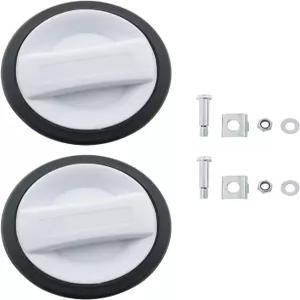 장착 나사가 있는 DGBRSM 2PCS 미니 자전거 트레이닝 휠 교체 보조 밸런스 스태빌라이저 보호 서브 블랙