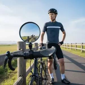 자전거 광각 후사경 8cm 숄더체크 사이드미러 75도 광시야각