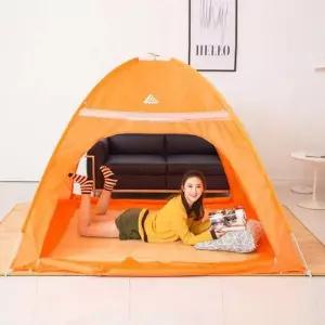 난방텐트 원터치 양문형 싱글 대형