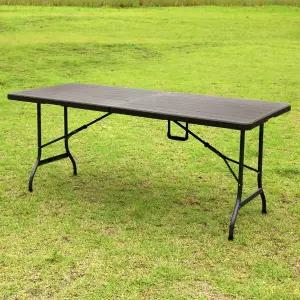 아르망 1800 브로몰딩 접이식 테이블 야외 간이 폴딩 캠핑 휴대용 카페 정원 테라스 정원