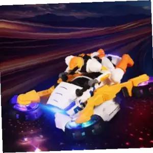 자동 작동 오토바이 형태 변신 기능 조명 효과 음악 재생 회전 움직임 실내 놀이