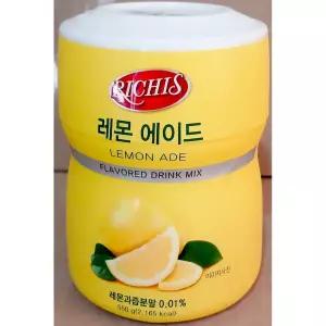 레몬에이드 파우더 (리치스 550g) X6에 에파우더 에분말 에가루 가루에 분말에 음료 주스 베이스