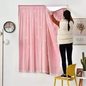 암막 찍찍이 창문 가리개 이중 망사 커튼 암막커튼 찍찍이커튼 창문커튼 가리개커튼 작은창커튼