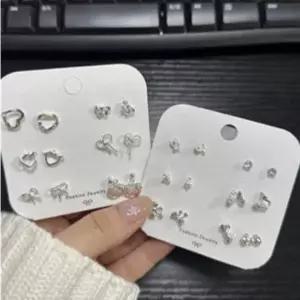 귓볼 착용 미니 귀걸이 일주일 귀걸이 세트 귀장식 이어홀장식