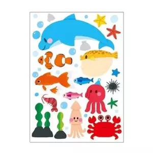 [문구/오피스] 유치원 환경구성 어린이집환경판 물고기 벽면스티커 어린이집