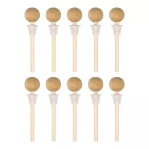 차량용 우드볼 스틱 10개입 기획세트 25mm