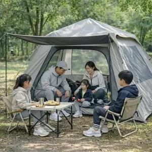 5~6인용 캠프필드 오토텐트 3000mm 방수 그늘막 자동텐트