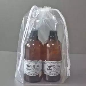 주머니 조리개 의류 화장품 더스트백 투명 복주머니 비닐