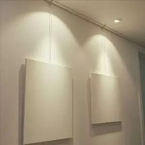 용품 무타공 액자 레일 걸이 액자 레일 와이어 벽면 세트