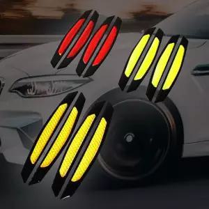 문콕방지 반사스티커 검정테두리 리플렉터스티커