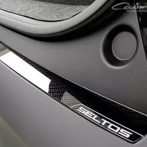 [RIZPICK]자동차 후면 스텝 카본 리어 범퍼 데칼 튜닝 필름