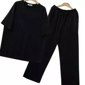 남자 아이스 반팔티 밴딩일자바지 세트 유니폼 캐주얼