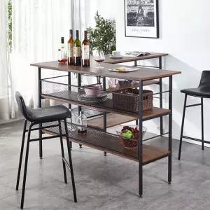 수납형 홈바 테이블 1400 아일랜드 식탁 주방 조리대