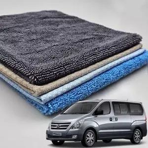 [RIZPICK]TBZ 그랜드스타렉스 자동차세차타월 세트 유리 광택 세차용품세트