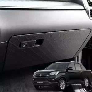 [RIZPICK]TBZ 가죽 글로브박스커버 렉스턴스포츠 스크래치방지몰딩