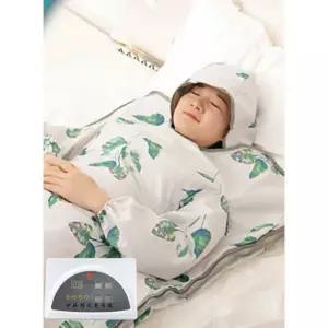 전신 온열 사우나 땀복 찜통 몸살 후드 찜질기 커버