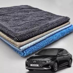 [RIZPICK]ToB 더뉴그랜저 자동차세차타월 세트 유리 광택 세차용품세트