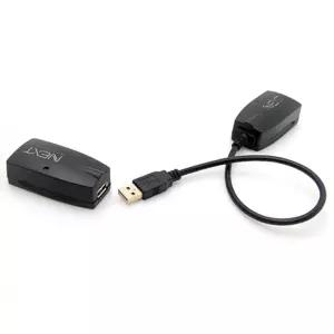 USB2.0 거리연장기 UTP Cat5 6 랜케이블 장60M 리피터 USB USB연결 USB주변기기 연장선 랜선