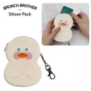 실리콘 팩 (백덕) 파우치 소품가방 캐릭터 화장품 케이스