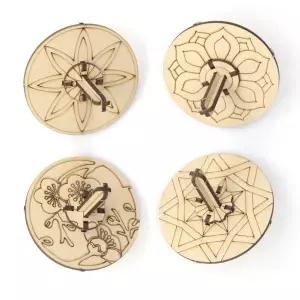 문양나무팽이 팽이만들기 그리기팽이 만들기재료