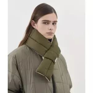 노티카 NAUTICA 컴포터블 투톤 패딩 머플러 - 카키 5010320891 433717