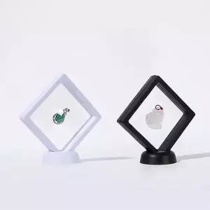 악세사리 필름 액자 케이스+받침 화이트 소 굿즈 전시