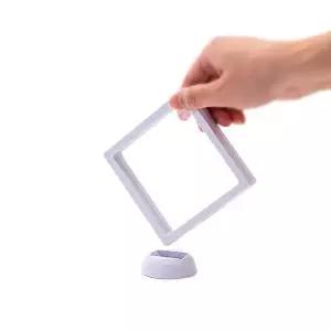 악세사리 필름 액자 케이스+받침 화이트 대 굿즈 전시