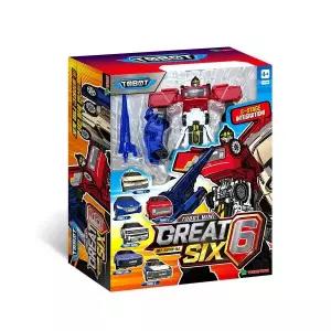 미니또봇 그레이트 식스 6단합체 X Y Z 소닉 켄 C 미니카 로봇 변신 로보트 캐릭터 선물