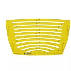 산키스 템플레이트 아크정규 NO110플릿 코링플릿 미술입시 각도자 제도용자 화방용품 사무 보조 디자인 제