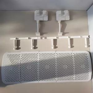 천장형 에어컨 바람순환팬 실내 쾌적한 공기가드 사무실막이 형막이 날개 개비 막이커버 냉풍기 실외기 베