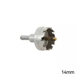 동해 초경 금속용 홀쏘 14mm절단공구 원형팁쇼 커터기 용쏘 컷터 카타 캇타