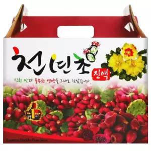 엄마애손 천년초열매즙 100ml 60포음료 천년초 액기스 식품수 진액 음료