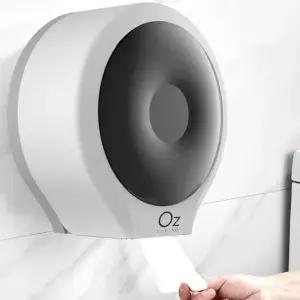 [셀러에이드]3색 1개 반투명 업소용 화장실 휴지 점보 롤 케이스 디스펜서