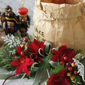 크리스마스 연말 꾸미기 리스 성탄절 소품 장식 창문장식