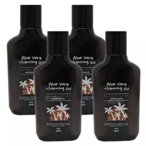 알로에베라 태닝오일 부드럽게 빛나는 브론징 4개썬 휴양지 야외 썬텐 하와이안 썬탠 태닝