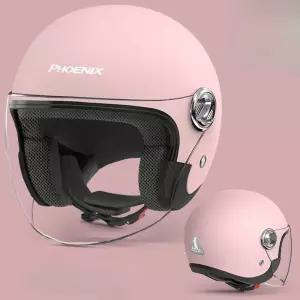 여성용 전기 자동차 헬멧 오토바이 스쿠터 고양이